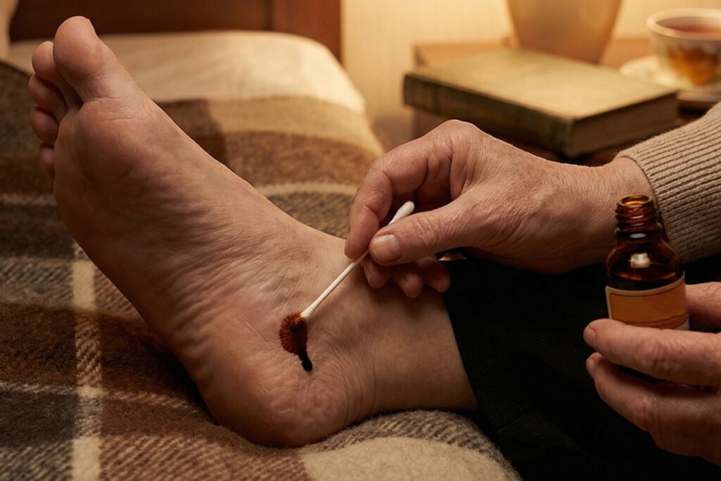 Il segreto dei piedi caldi e del sonno profondo: perché le nonne serbe avevano sempre iodio accanto al letto